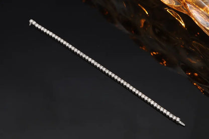 PT950 Lab Grown Diamond Tennis Bracelet (Round 0.14ct)