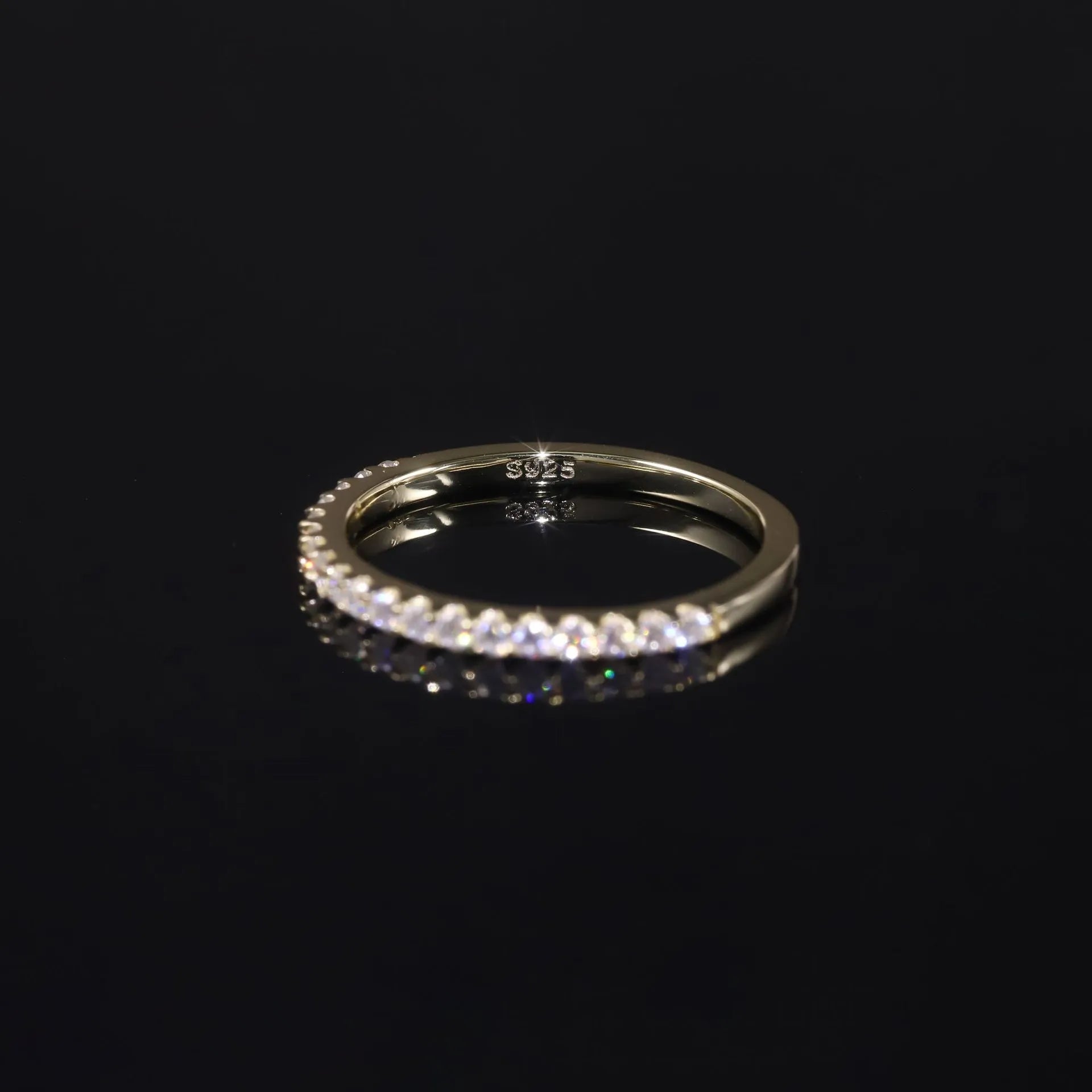Unisex Stack Mini Lab Diamond Moissanite Rings Multi Wear