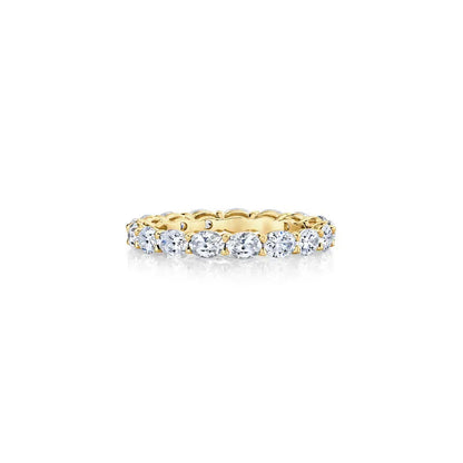 10pt 15pt 30pt 50pt Full Pave Stackable Band Ring|Light Luxury Dainty S925 Sterling Silver Moissanite Ring
