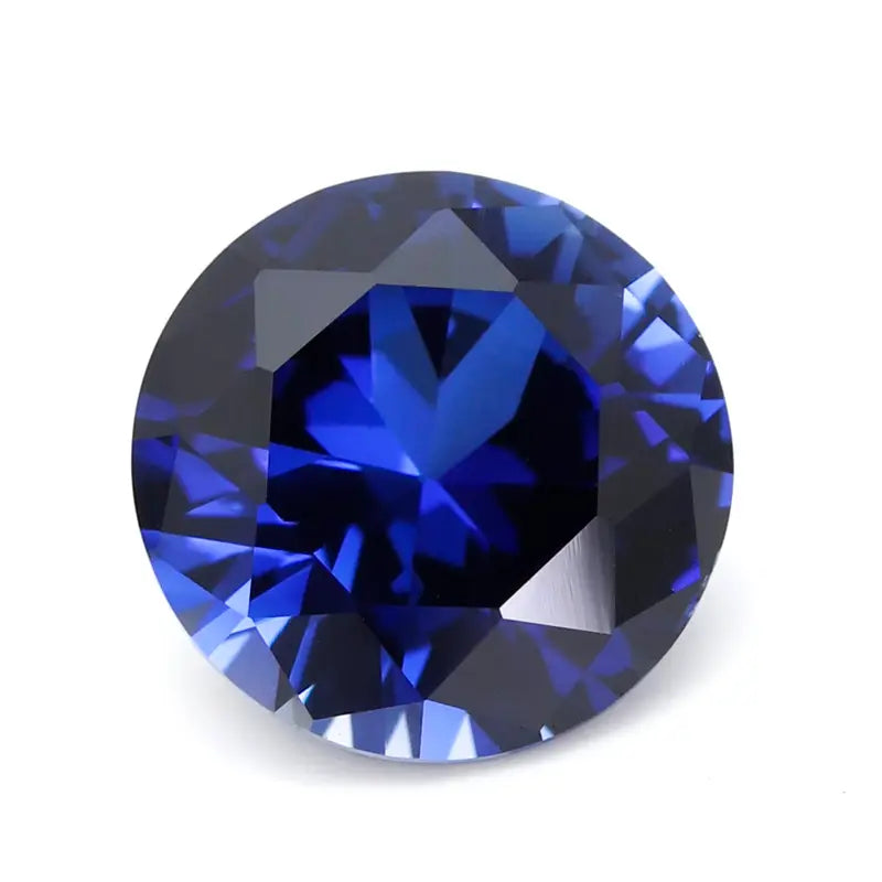 Precision Cut Royal Blue Sapphire Round Cut