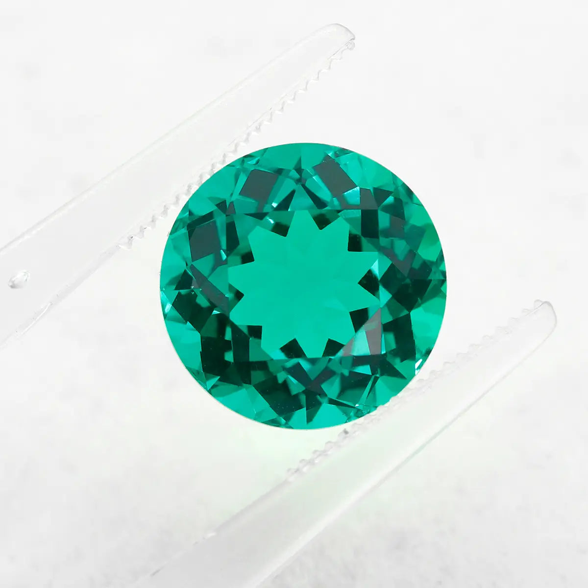 Lab Colombian Emerald Round Shape