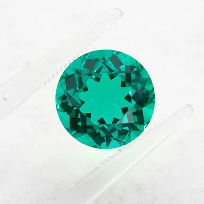 Lab Colombian Emerald Round Shape