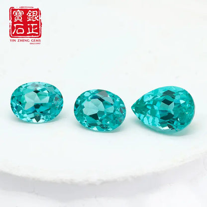 Flame Melted Paraiba Oval Shape