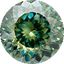 Colored Moissanite