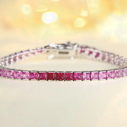 S925 Silver Cultivated Colored Blue Treasure Bracelet