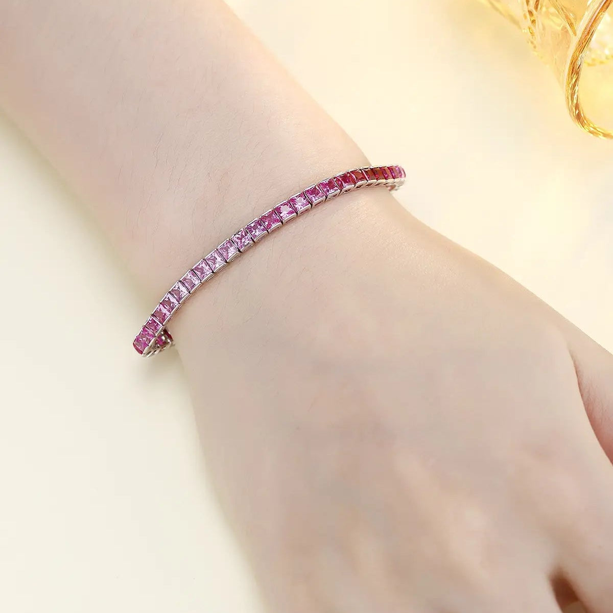 S925 Silver Cultivated Colored Blue Treasure Bracelet