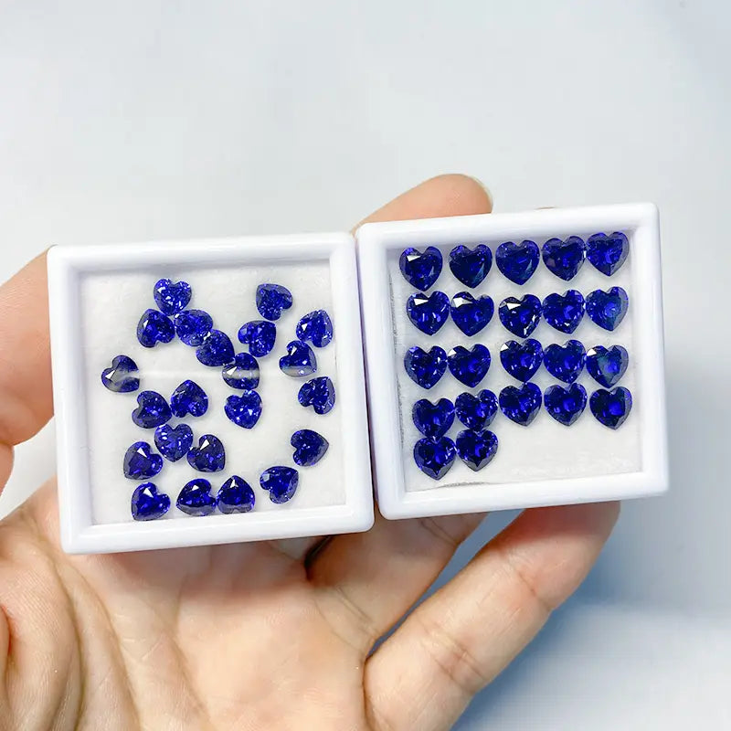 Czochralski Cultivate Sapphire Heart Shape