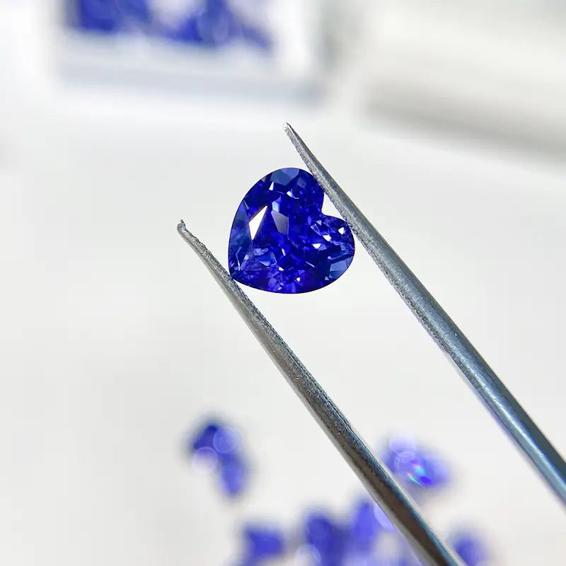 Czochralski Cultivate Sapphire Heart Shape