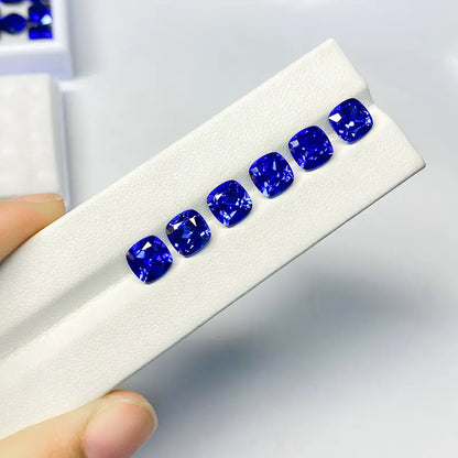 Czochralski Cultivate Sapphire Square Cushion