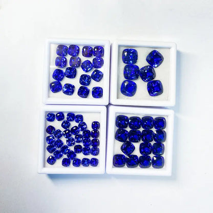 Czochralski Cultivate Sapphire Square Cushion