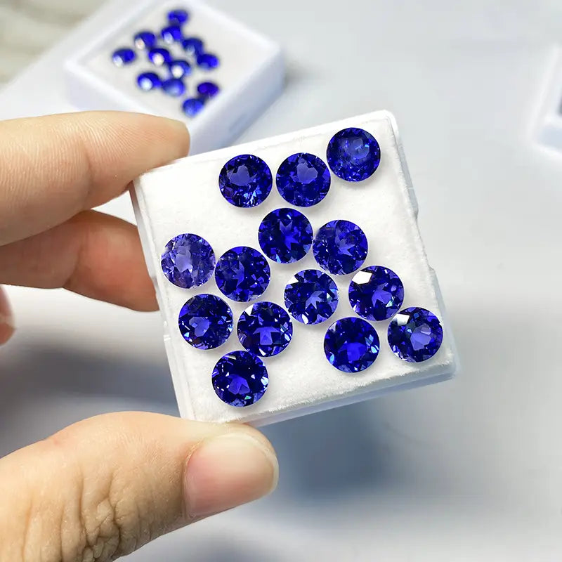 5A Lab Grown Sapphire Round