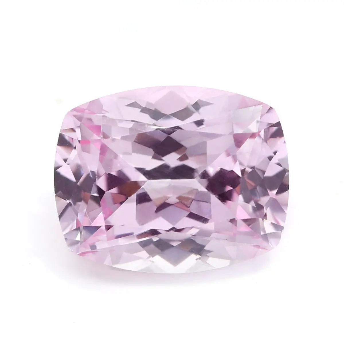 Precision Cut Morgan Pink Sapphire Square Synthetic