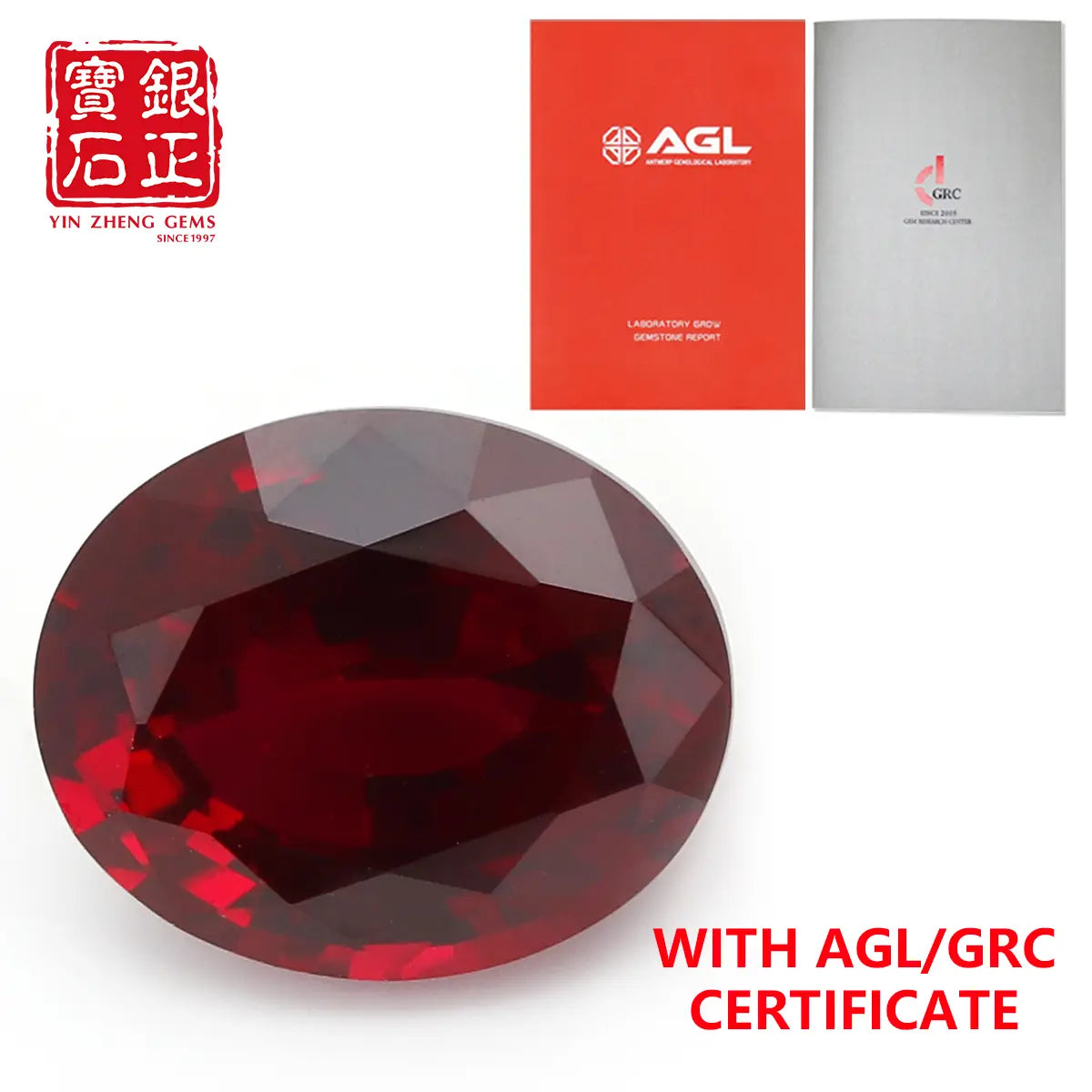 Flame Melted Oval Shape Mozambique Ruby