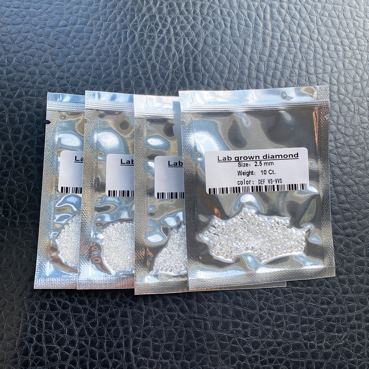 YinZheng HTHP Lab Diamond Round DEF Color VVS-VS Small Size Diamonds 0.8-3.0mm 1ct/Pack Loose Lab Grown Diamond Wholesales