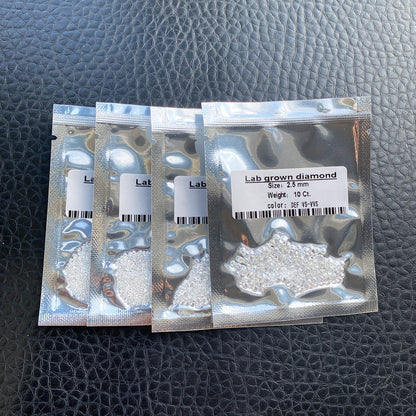 YinZheng HTHP Lab Diamond Round DEF Color VVS-VS Small Size Diamonds 0.8-3.0mm 1ct/Pack Loose Lab Grown Diamond Wholesales