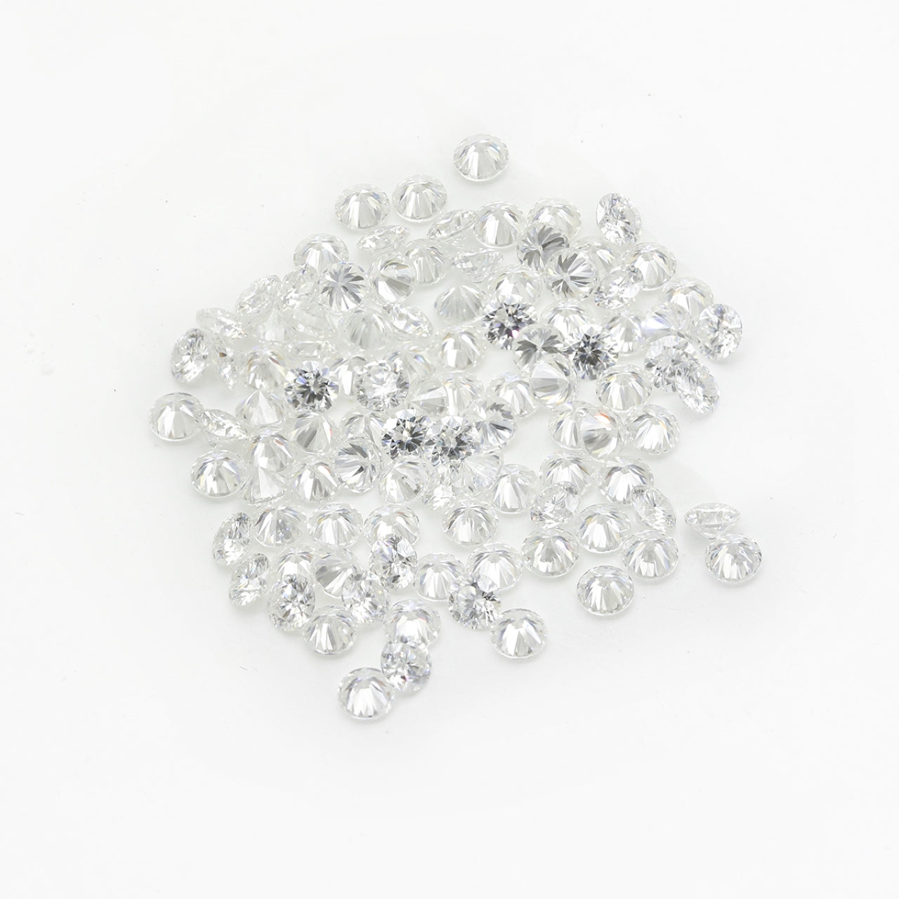 YinZheng HTHP Lab Diamond Round DEF Color VVS-VS Small Size Diamonds 0.8-3.0mm 1ct/Pack Loose Lab Grown Diamond Wholesales