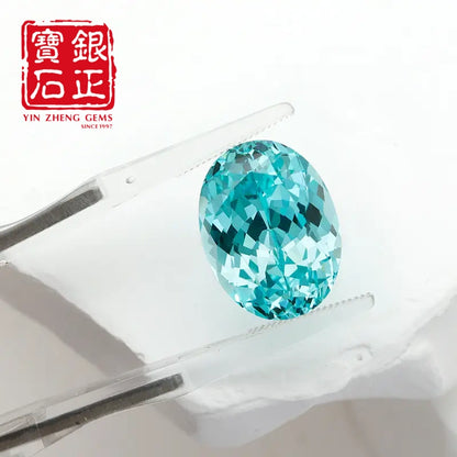 Czochralski Lab Grown Paraiba Oval Shape