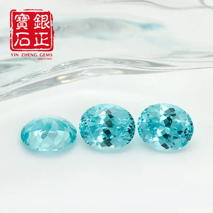 Czochralski Lab Grown Paraiba Oval Shape
