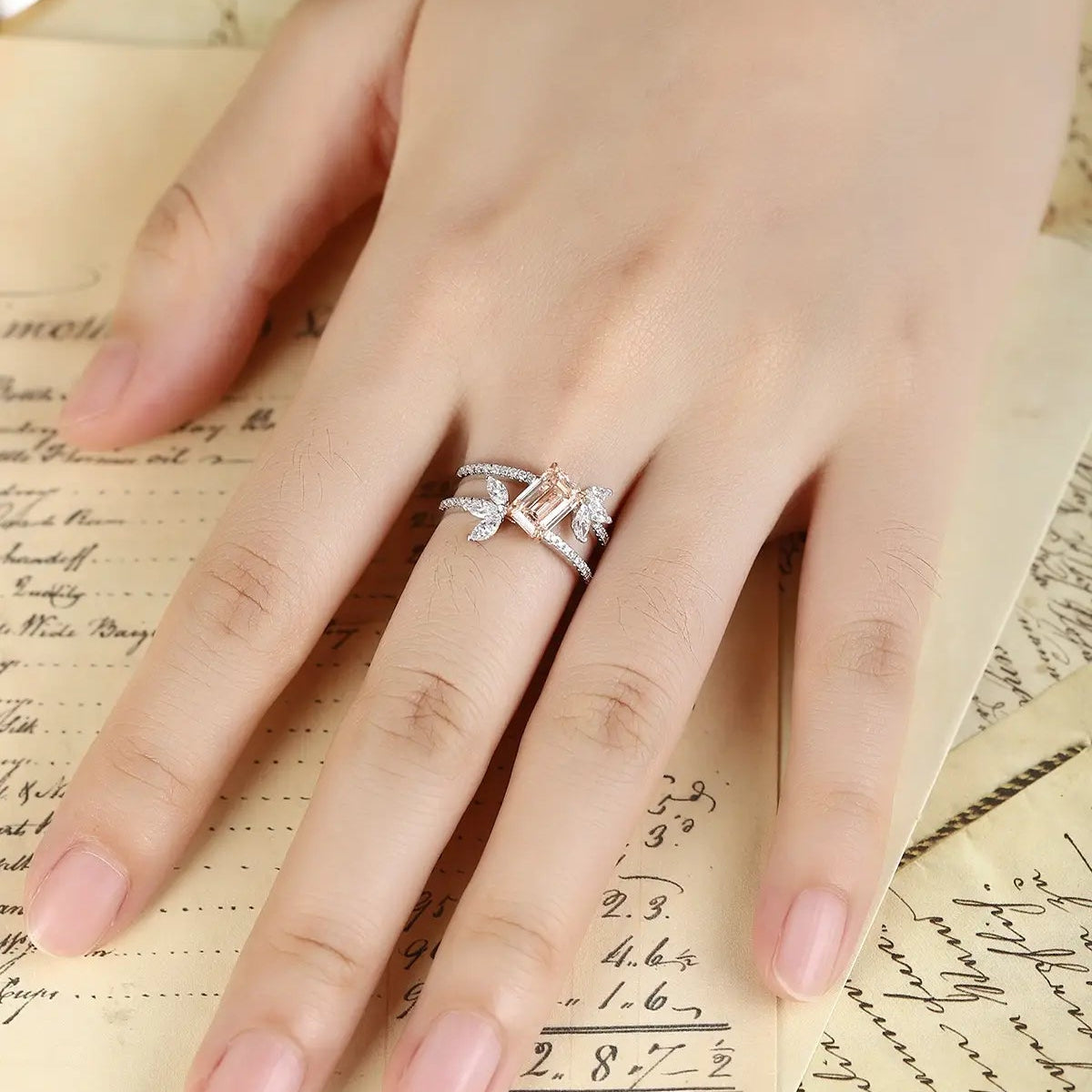 PT950+18K Gold 1.56ct Lab Grown Diamond Ring