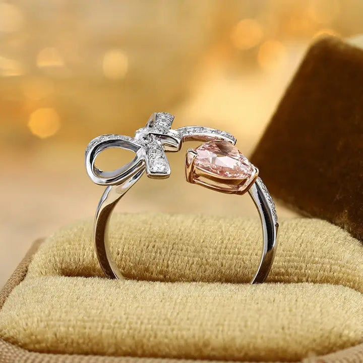 PT950+18K 1.55ct Heart  Shape Lab Grown Diamond Ring