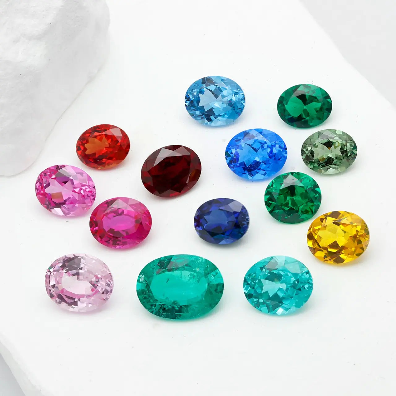 23 Kinds Precision Cut Colored Gemstones | Oval Shape Gemstone Series