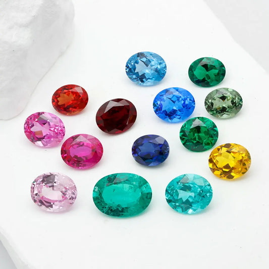 23 Kinds Precision Cut Colored Gemstones | Oval Shape Gemstone Series