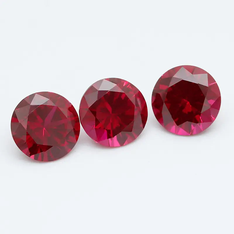 3A+ Precision Cut Flame Fusion Synthetic Ruby | Combined Shape Gemstone