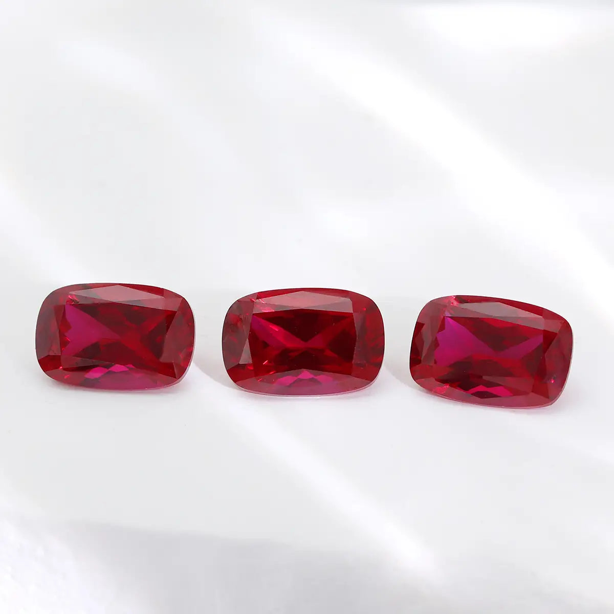3A+ Precision Cut Flame Fusion Synthetic Ruby | Combined Shape Gemstone