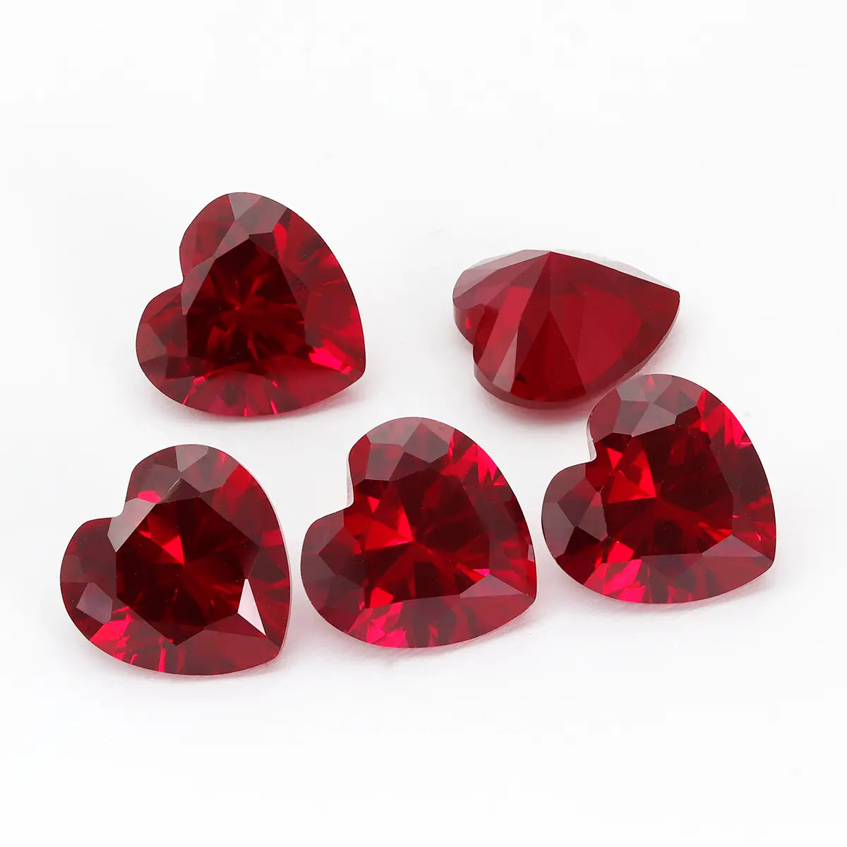 3A+ Precision Cut Flame Fusion Synthetic Ruby | Combined Shape Gemstone