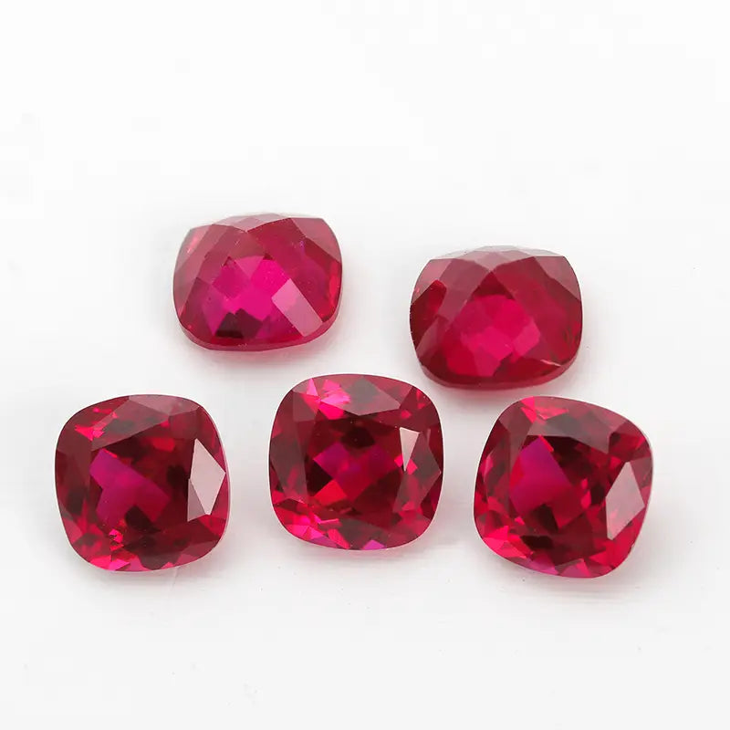 3A+ Precision Cut Flame Fusion Synthetic Ruby | Combined Shape Gemstone