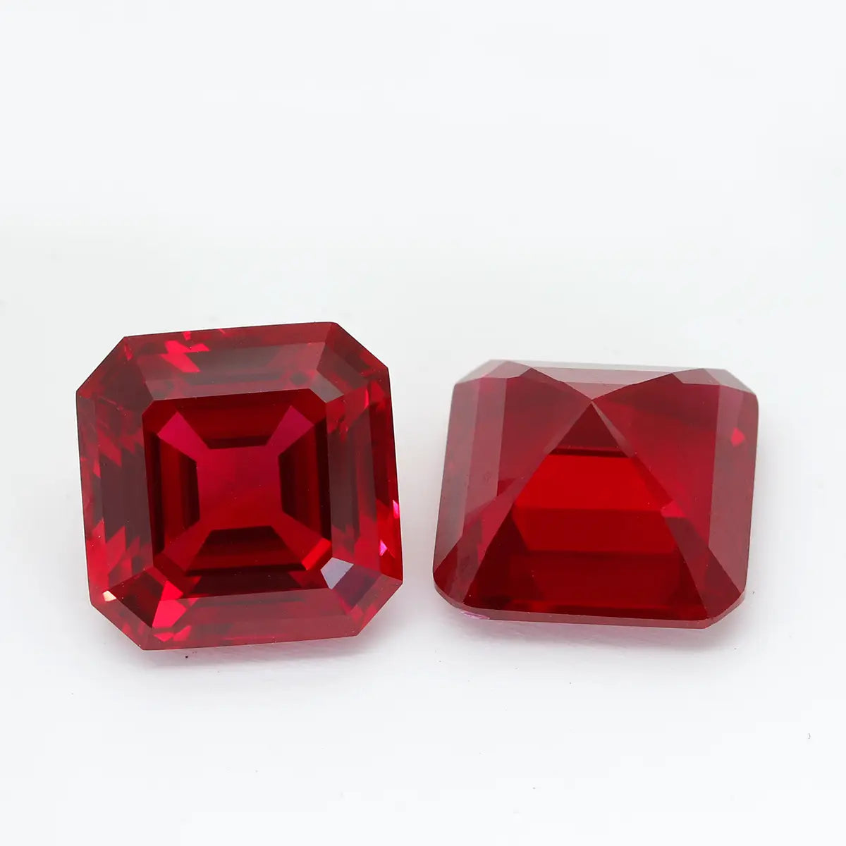 3A+ Precision Cut Flame Fusion Synthetic Ruby | Combined Shape Gemstone