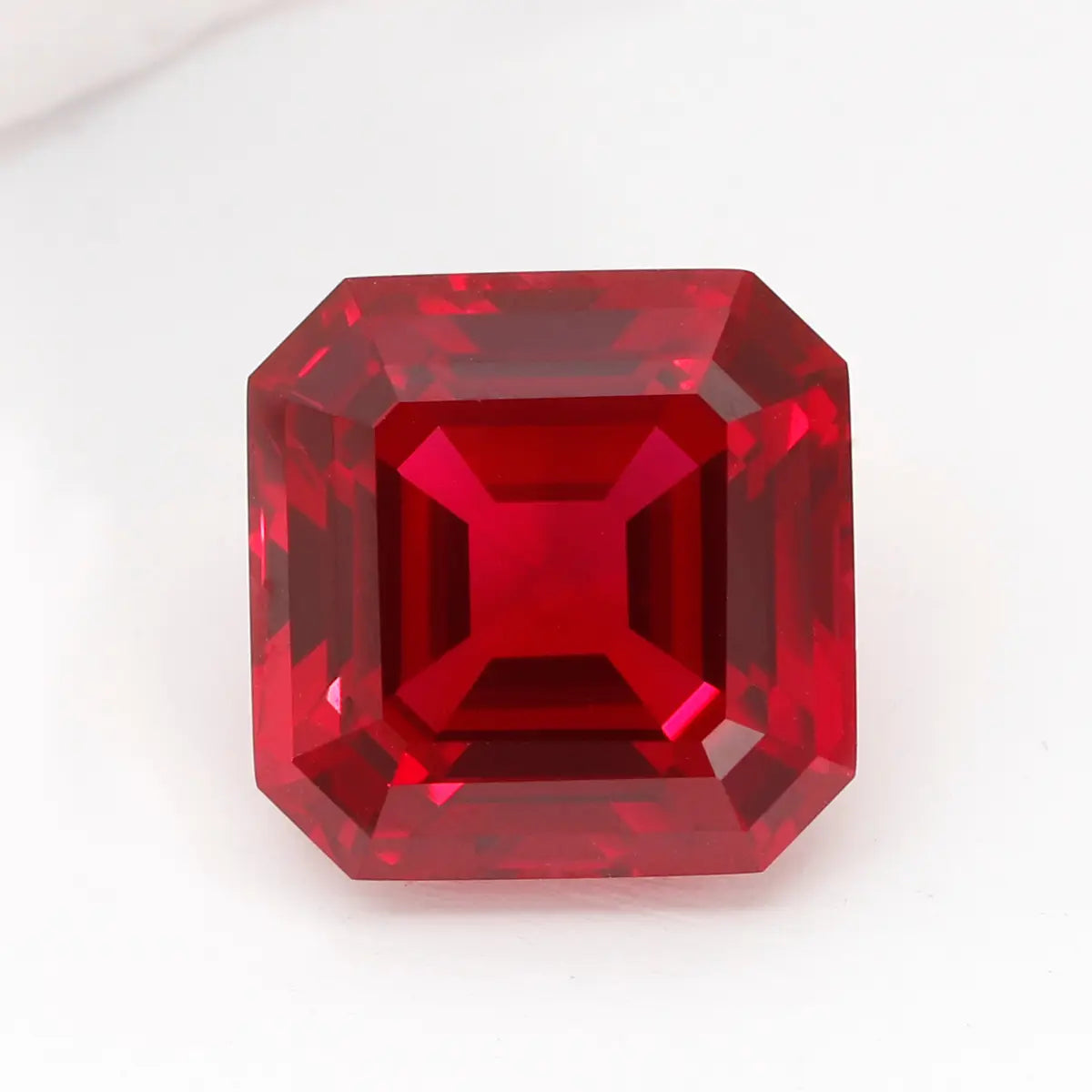 3A+ Precision Cut Flame Fusion Synthetic Ruby | Combined Shape Gemstone