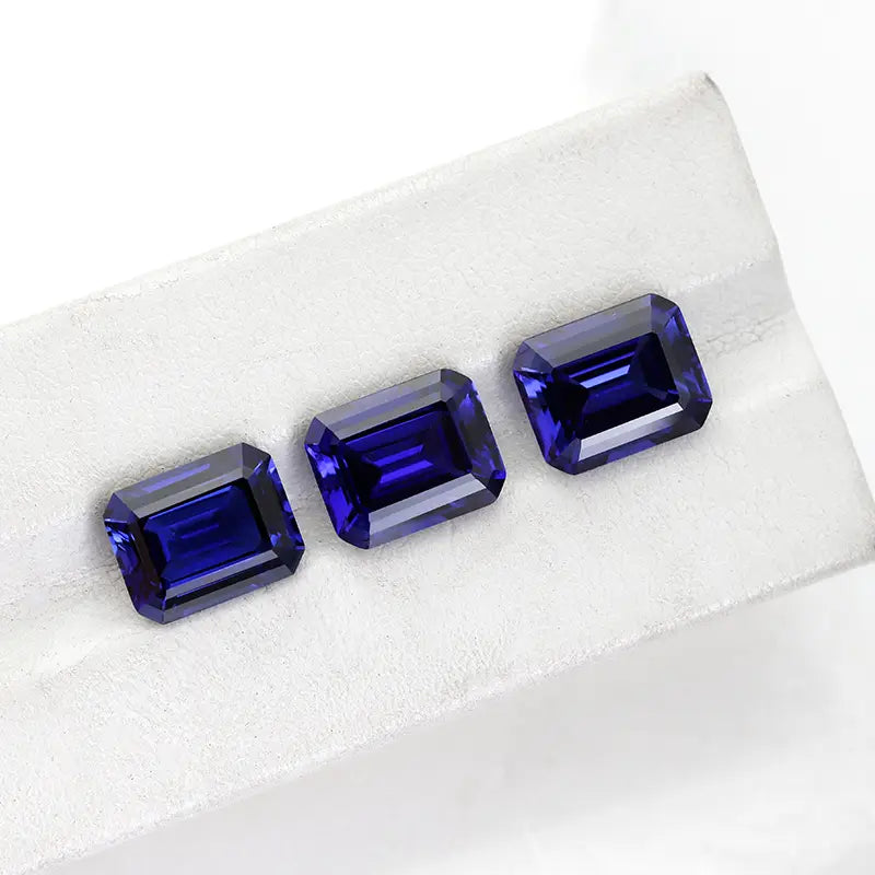 5A Lab Grown Sapphire Emerald Cut