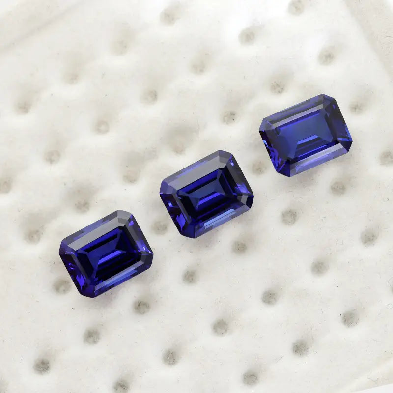 5A Lab Grown Sapphire Emerald Cut