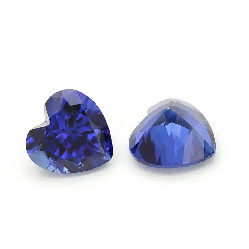3A+ Precision Cut Flame Fusion Synthetic Royal Sapphire | Combined Shape Gemstone