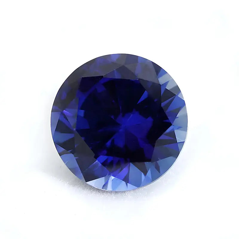 3A+ Precision Cut Flame Fusion Synthetic Royal Sapphire | Combined Shape Gemstone