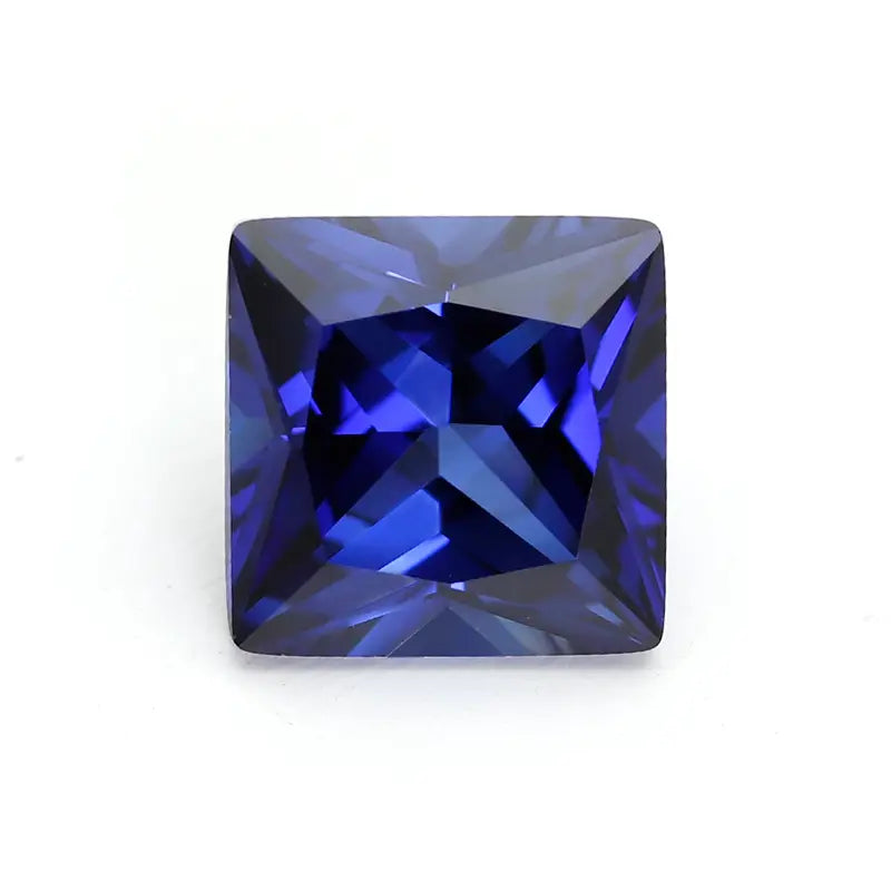 3A+ Precision Cut Flame Fusion Synthetic Royal Sapphire | Combined Shape Gemstone