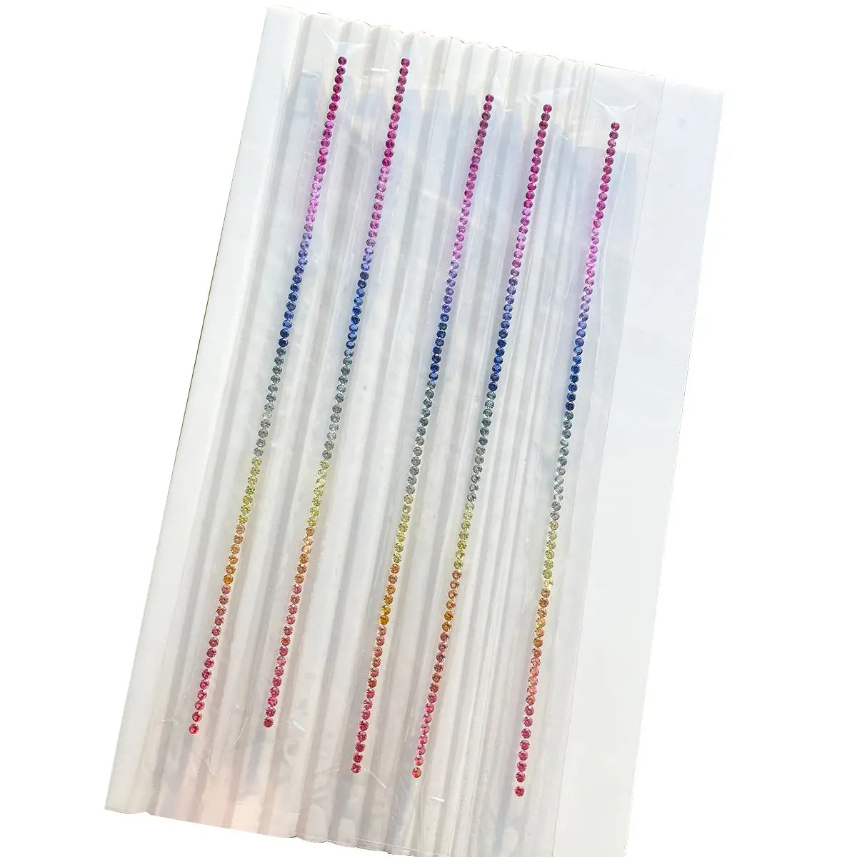 Nano Rainbow Corundum Strip | Tennis Bracelet Accessories