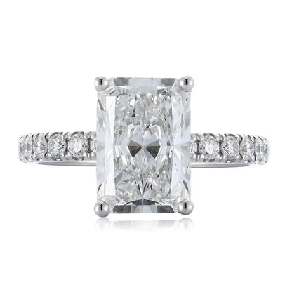 18K Lab Grown Diamond Redien Cut Ring