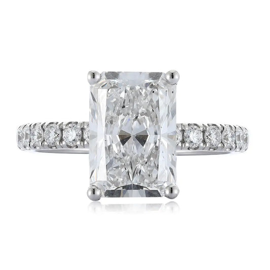 18K Lab Grown Diamond Redien Cut Ring