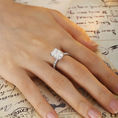18K Lab Grown Diamond Redien Cut Ring