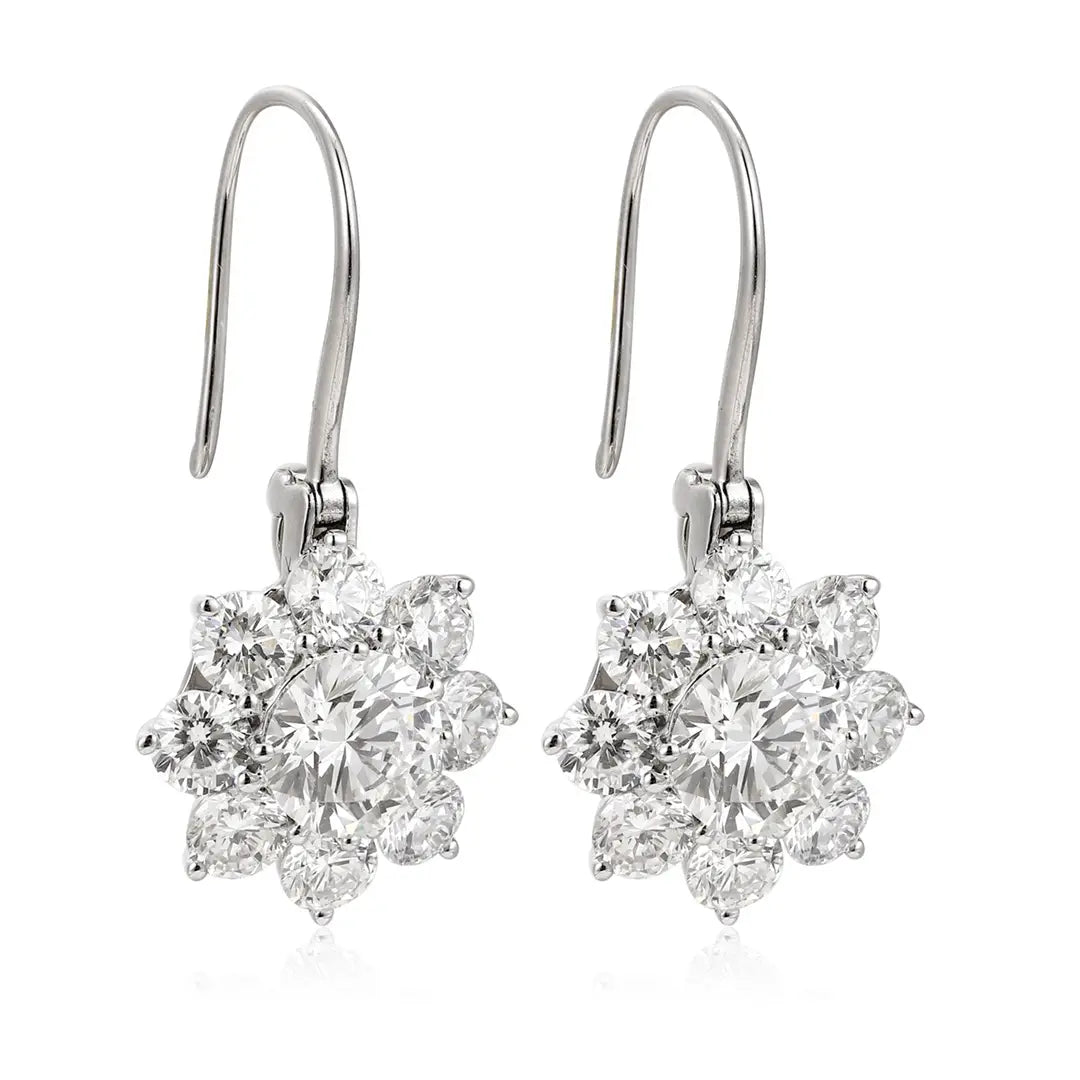 18K 2ct Lab Grown Diamond Earrings
