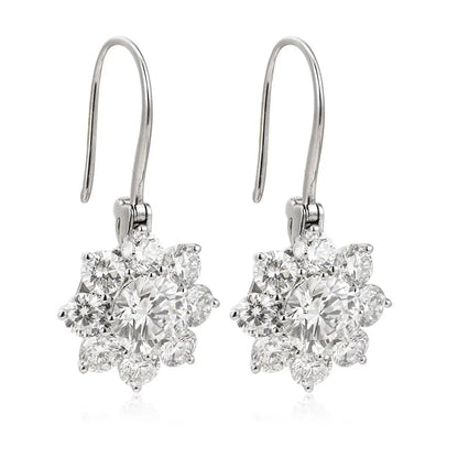 18K 2ct Lab Grown Diamond Earrings