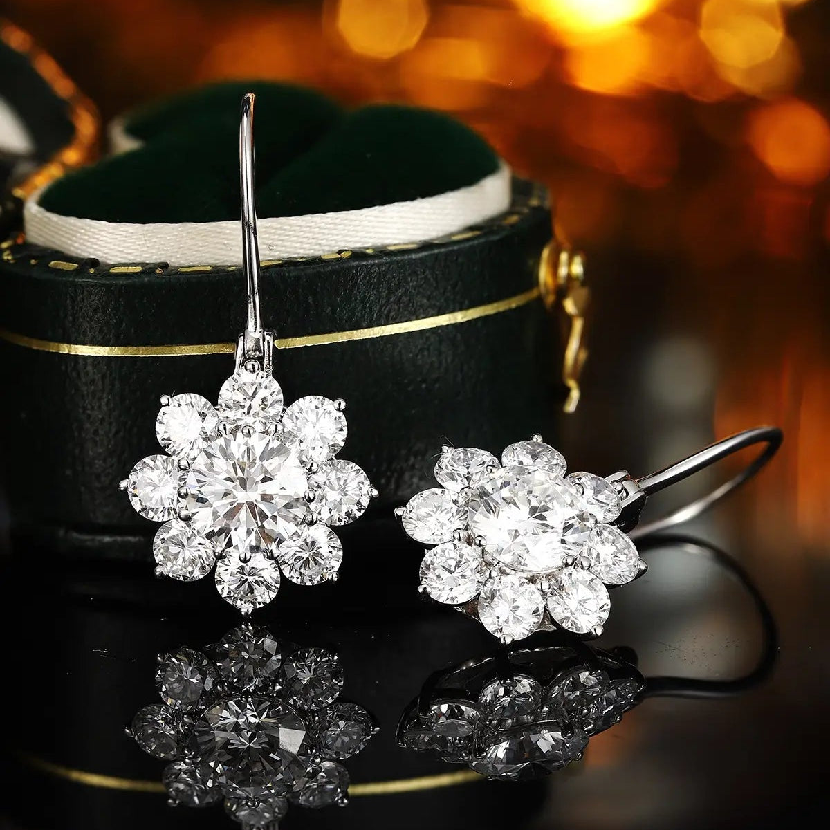 18K 2ct Lab Grown Diamond Earrings