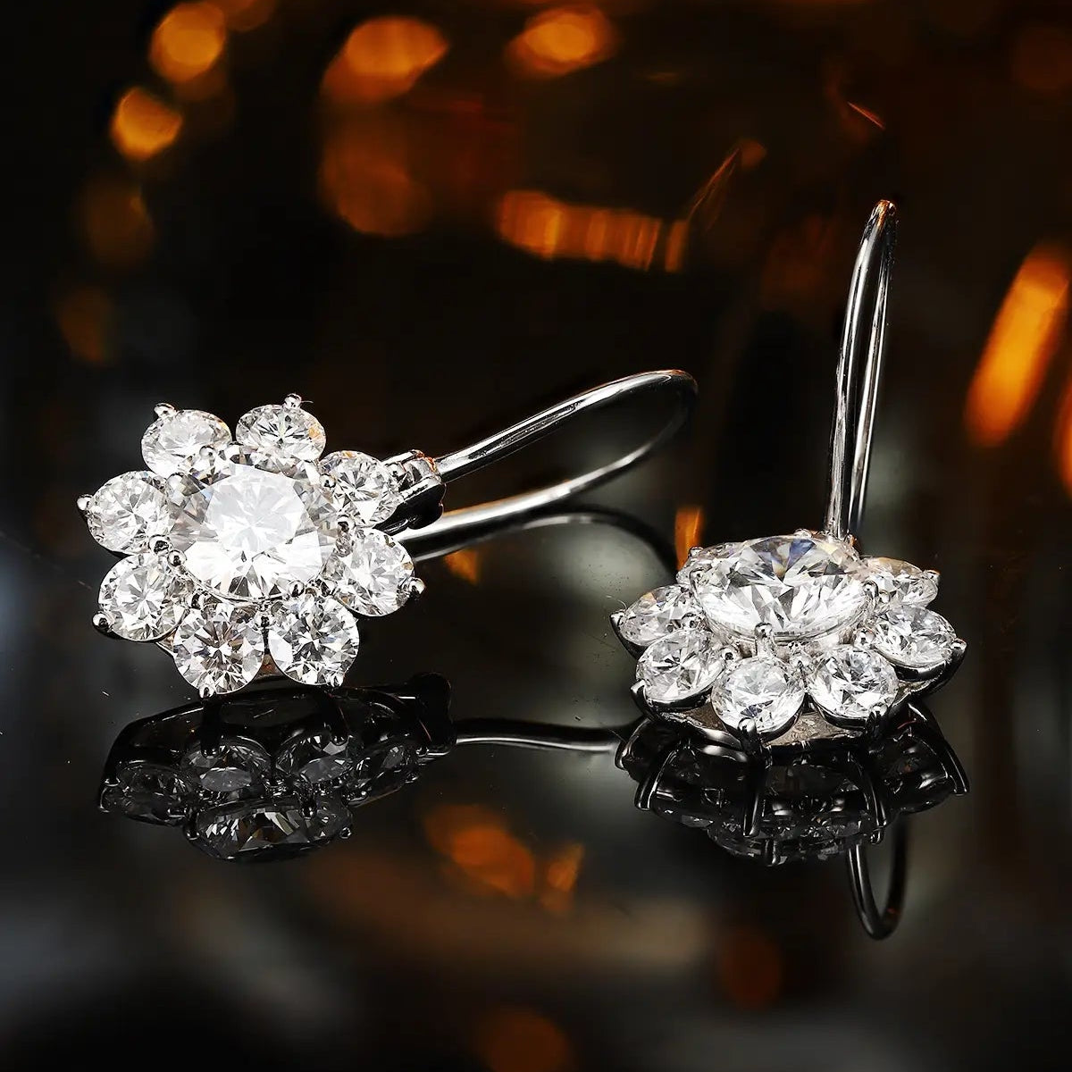 18K 2ct Lab Grown Diamond Earrings