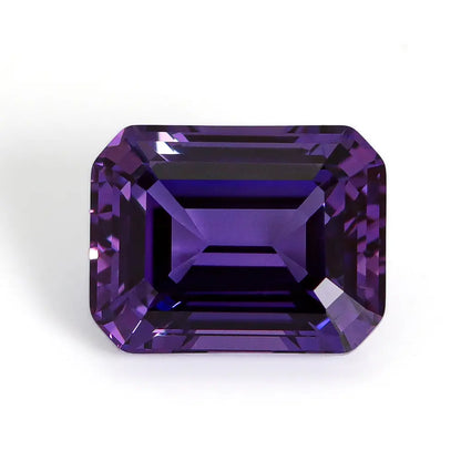 5A Cultivated Color Gemstones Emerald Cut Combination