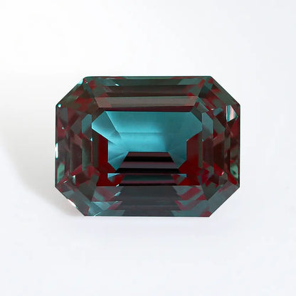 5A Cultivated Color Gemstones Emerald Cut Combination
