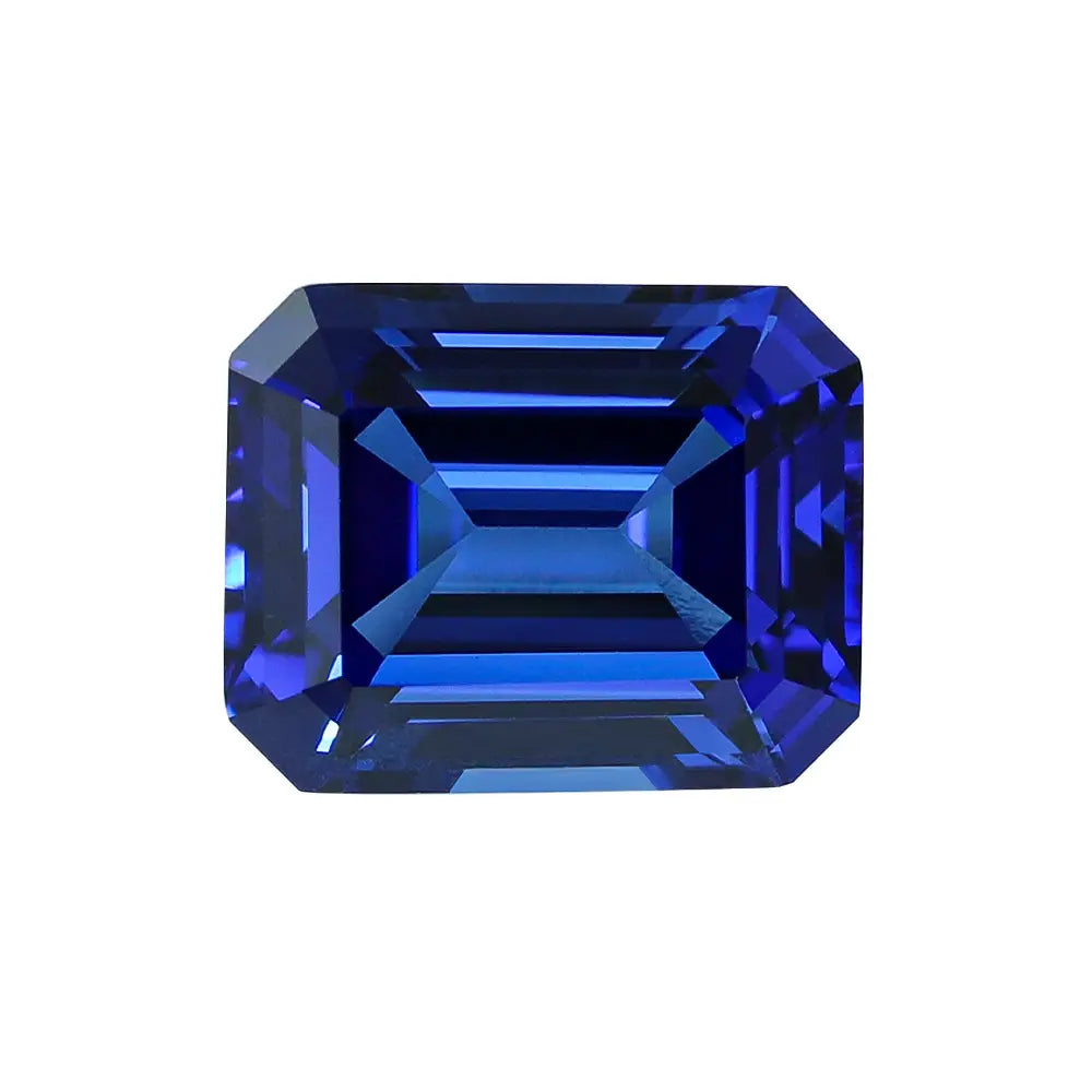 5A Cultivated Color Gemstones Emerald Cut Combination