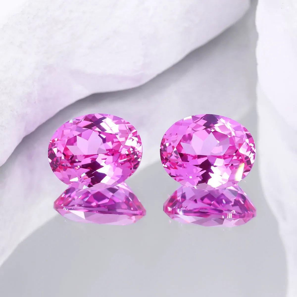 Precision Cut Pink Sapphire Oval Shape