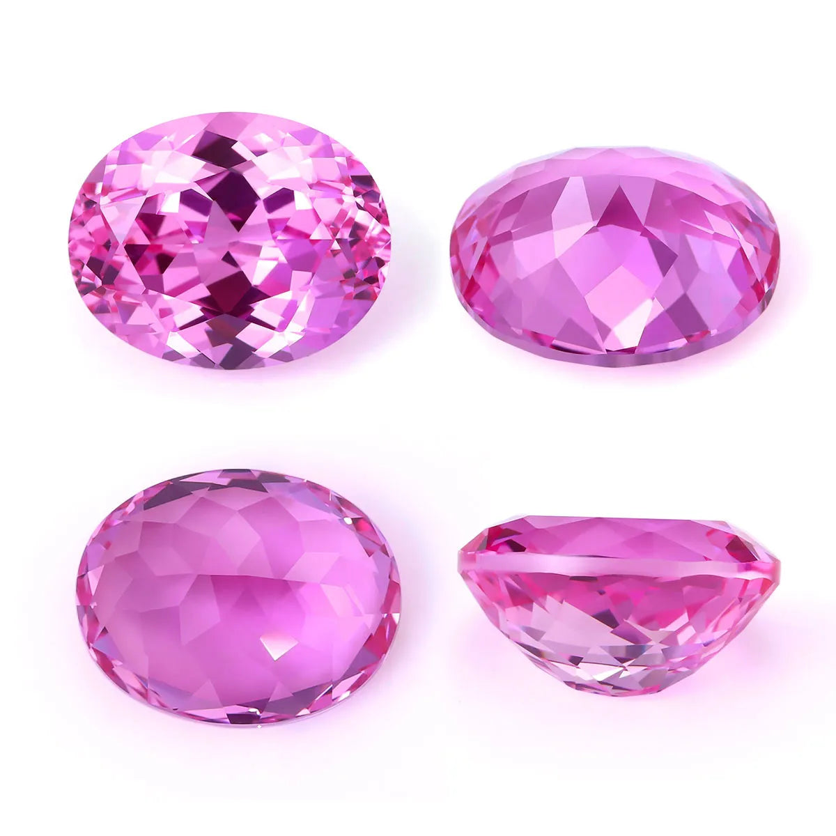 Precision Cut Pink Sapphire Oval Shape